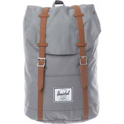 Herschel Retreat Backpack - Grey/Tan Synthetic Leather