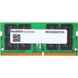Mushkin Essentials module de mémoire 32 Go DDR4 2666 MHz, Mémoire vive
