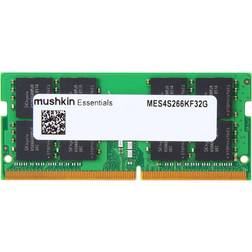 Mushkin Essentials módulo de memoria 32 GB DDR4 2666 MHz