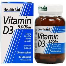 Health Aid Vitamin D3 5000iu 30 st
