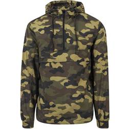 Urban Classics Camo Pull Over Windbreaker - Woodcamo