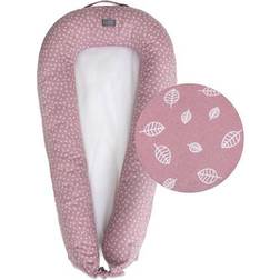 Vinter & Bloom Baby Sleep Nest Nordic Leaf Soft Pink