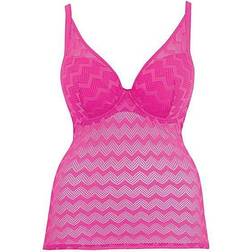 Curvy Kate Hi Voltage Tankini Top - Pink