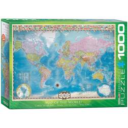 Eurographics Map of the World 1000 Bitar