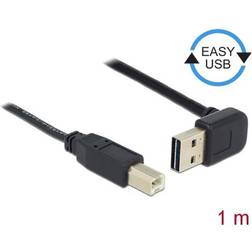DeLock Easy USB A-USB B 2.0 Angled 1m