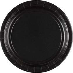 Amscan Plates Black 8-pack