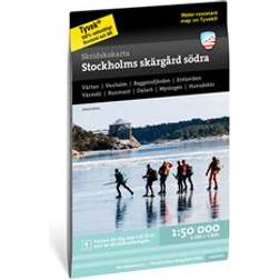 Skridskokarta Stockholms skärgård - södra 1:50 000