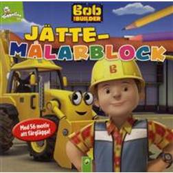 Byggare Bob - jättemålarblock med 56 motiv att färglägga! (Häftad)