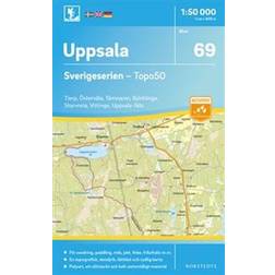 69 Uppsala Sverigeserien Topo50: Skala 1:50 000