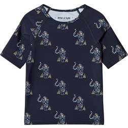 Mini A Ture Gun UV Bade T-shirt - Blue Night