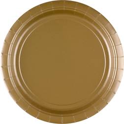 Amscan Plates Gold 8-pack