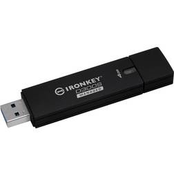 Kingston Technology IronKey D300 unidad flash USB 4 GB USB tipo A 32 Gen 1 31 Gen 1 Negro