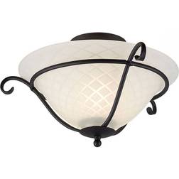 Elstead Lighting Torchiere Ceiling Flush Light 40cm