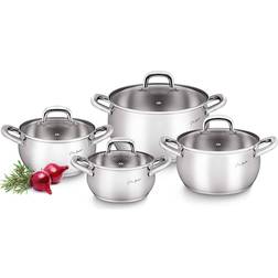 Lamart Shape Cookware Set with lid 8 Parts