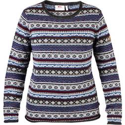 Fjällräven Ovik Folk Knit Sweater - Uncle Blue