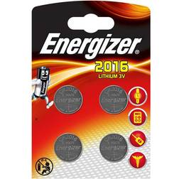 Energizer Batteria a bottone CR 2016 3 V 4 pz. 90 mAh Litio CR2016