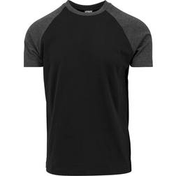 Urban Classics T-Shirt Raglan Contrast - Noir