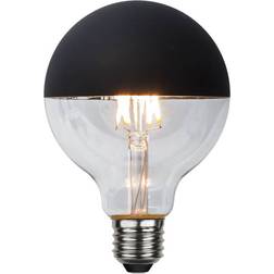 Star Trading Globen Lighting Bombilla Glob LED Transparente, parte superior espejada negra, e27, 2,8w e27, 4w