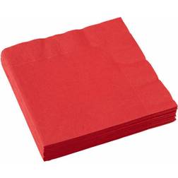 Amscan Napkins Apple Red 20-pack