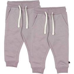 Minymo Sweatpants/Bukser 2-pak - Lavendel (3937-662)