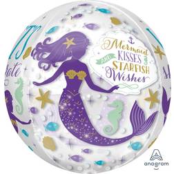 Amscan Foil Ballon Orbz Mermaid Wishes