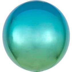 Amscan Foil Ballon Ombré Orbz Blue/Green