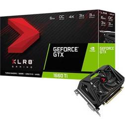 PNY GeForce GTX 1660 Ti XLR8 Gaming Overclocked Edition (VCG1660T6SFPPB-O)