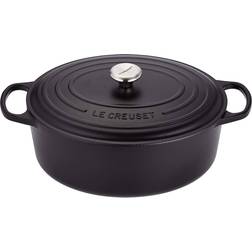 Le Creuset Satin Black Signature Cast Iron Oval 8.9 L