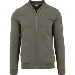 Urban Classics Sweat Bomber Jacket - Olive