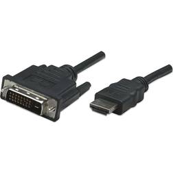 Manhattan HDMI-DVI 1m