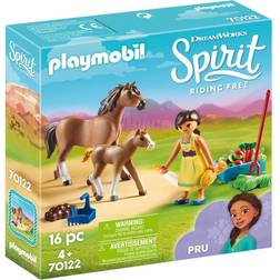Playmobil Dreamworks Spirit Pru with Horse & Foal 70122