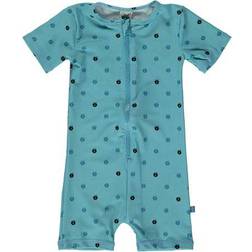 Småfolk UV50 Suit Short SL & Apple - Air Blue (81-9940)