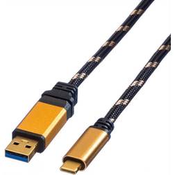 Roline Gold USB A-USB C 3.1 (Gen.2) 0.5m