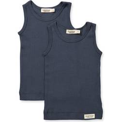 MarMar Copenhagen Baby Sleeveless 2-pack - Blue