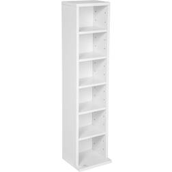 tectake CD Stand Hyllsystem 21x90cm