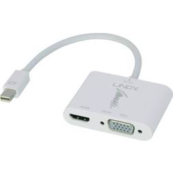 Lindy Mini DisplayPort-HDMI/VGA M-F Adapter