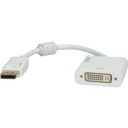 Roline DisplayPort-DVI D Adapter Ferrite M-F 0.5ft