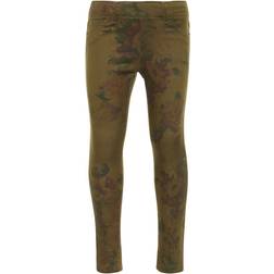 Name It Mini Floral Printed Jeggings - Green/Burnt Olive (13158568)