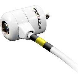 Mobilis MS001111 Cable Antirrobo Blanco 1.8 m