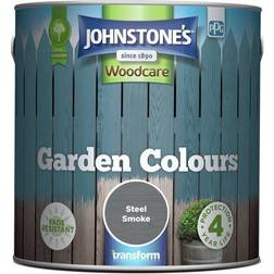 Johnstones Woodcare Garden Colours Wood Paint Grey 2.5L