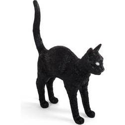 Seletti Jobby The Cat - Black Table Lamp 46cm