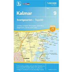 9 Kalmar Sverigeserien Topo50: Skala 1:50 000
