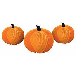 Amscan Hanging Pumpkin Centrepieces Orange