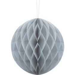 PartyDeco Honeycomb Ball 10cm Light Grey