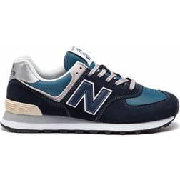 New Balance 574 Dark Navy Marred Blue