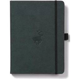 Dingbats* Wildlife A5+ Green Deer Notebook - Dotted (Inbunden)