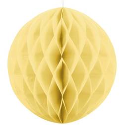 PartyDeco Honeycomb Ball 40cm Light Yellow