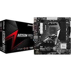 Asrock AB350M Pro4 R2.0 DDR4-SDRAM DIMM 4 UEFI AMI Micro ATX Serial ATA III