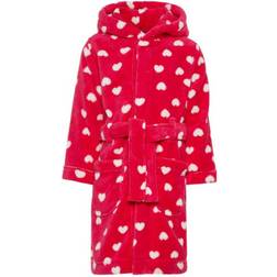 Name It Mini Heart Patterned Bathrobe - Pink/Virtual Pink (13160407)