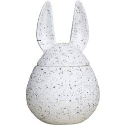 DBKD Eating Rabbit White Easter Decoration 14cm